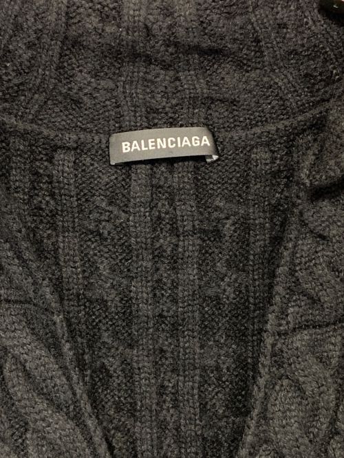 BALENCIAGA（バレンシアガ）BALENCIAGA (バレンシアガ) WOVEN SWEATER ブラック サイズ:Sの古着・服飾アイテム