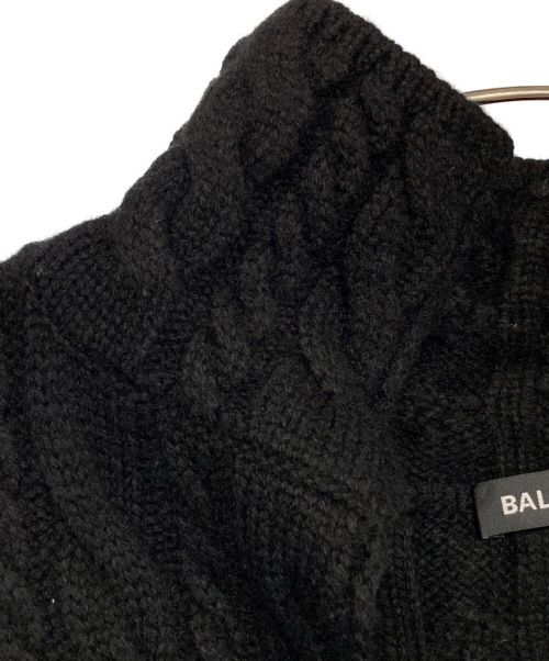 BALENCIAGA（バレンシアガ）BALENCIAGA (バレンシアガ) WOVEN SWEATER ブラック サイズ:Sの古着・服飾アイテム
