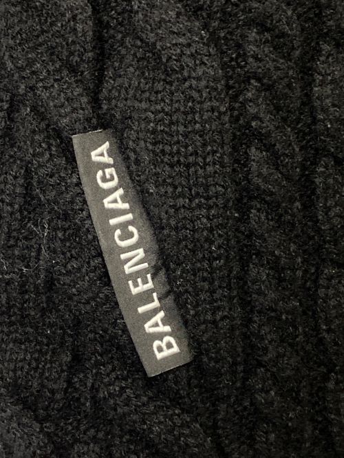 BALENCIAGA（バレンシアガ）BALENCIAGA (バレンシアガ) WOVEN SWEATER ブラック サイズ:Sの古着・服飾アイテム
