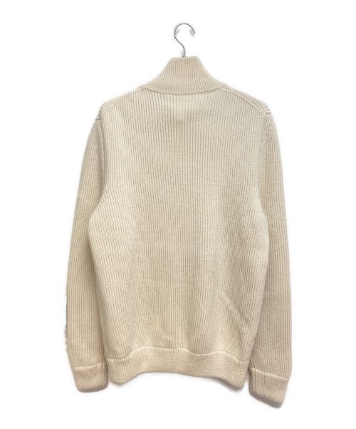 Maison Margiela（メゾンマルジェラ）Maison Margiela (メゾンマルジェラ) ドライバーズニット ホワイト サイズ:XXLの古着・服飾アイテム