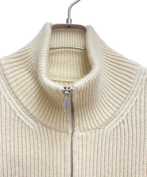 Maison Margiela（メゾンマルジェラ）Maison Margiela (メゾンマルジェラ) ドライバーズニット ホワイト サイズ:XXLの古着・服飾アイテム