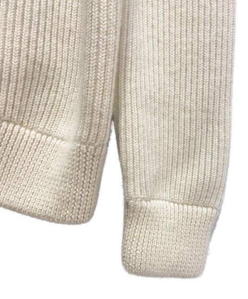 Maison Margiela（メゾンマルジェラ）Maison Margiela (メゾンマルジェラ) ドライバーズニット ホワイト サイズ:XXLの古着・服飾アイテム