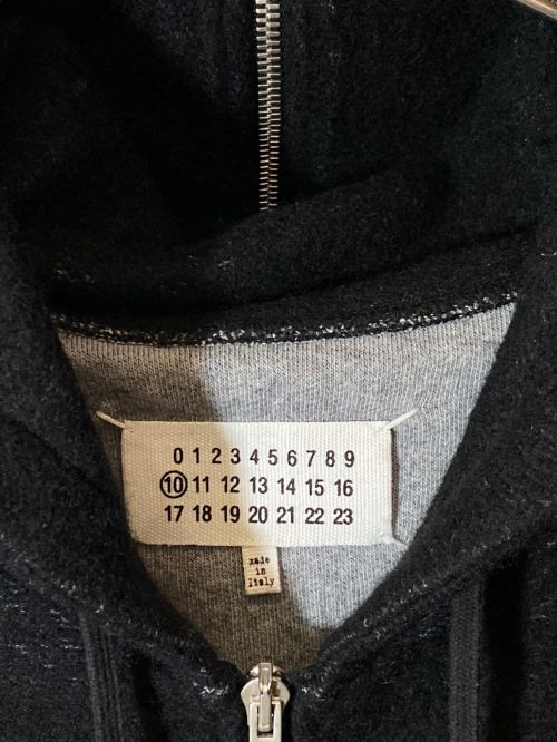 Maison Margiela（メゾンマルジェラ）Maison Margiela (メゾンマルジェラ) ジップアップパーカー ブラック サイズ:50の古着・服飾アイテム