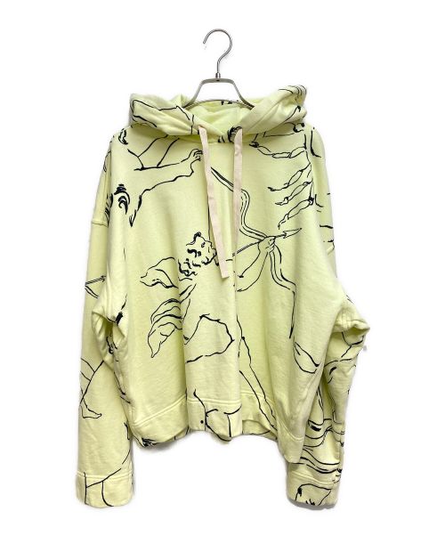 JIL SANDER（ジルサンダー）JIL SANDER (ジルサンダー) 22AW HOODIE SWEATSHIRT イエロー サイズ:Lの古着・服飾アイテム