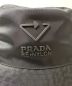 中古・古着 PRADA (プラダ) Renylon（リナイロン） バケットハット ブラック サイズ:L：59800円