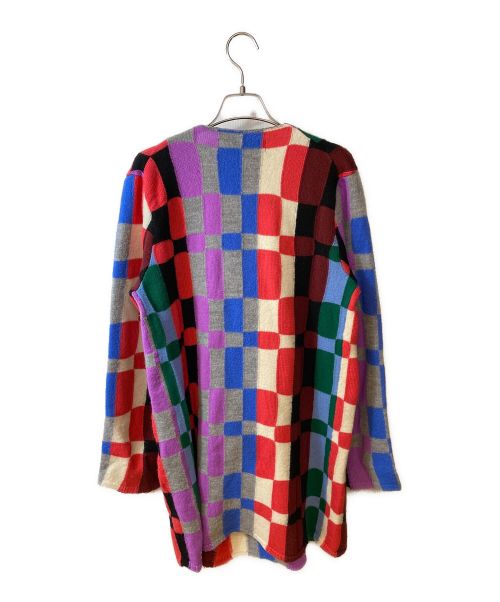 COMME des GARCONS HOMME PLUS（コムデギャルソンオムプリュス）COMME des GARCONS HOMME PLUS (コムデギャルソンオムプリュス) クレイジーパターンニット AD2022 マルチカラー サイズ:Sの古着・服飾アイテム