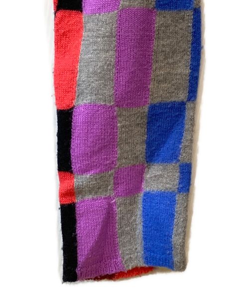 COMME des GARCONS HOMME PLUS（コムデギャルソンオムプリュス）COMME des GARCONS HOMME PLUS (コムデギャルソンオムプリュス) クレイジーパターンニット AD2022 マルチカラー サイズ:Sの古着・服飾アイテム