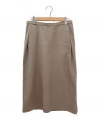Deveaux New Yorkデヴォー ニューヨーク）の古着「サイドボタンスカート」｜ブラウン