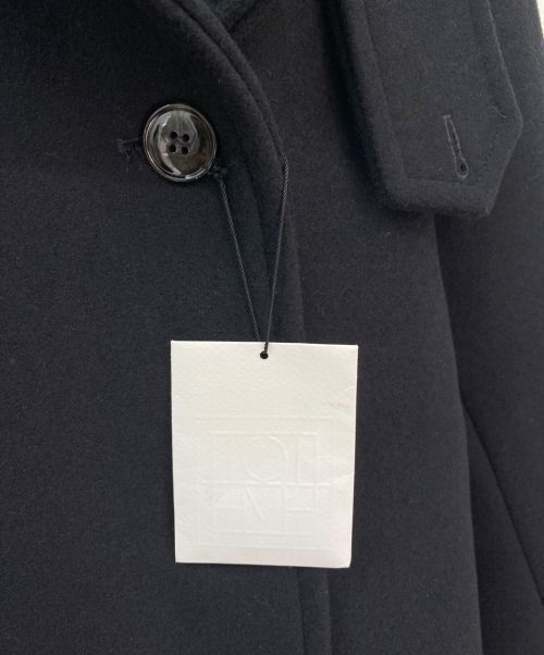 toteme（トーテム）toteme (トーテム) メルトンウールPコート ブラック サイズ:36の古着・服飾アイテム