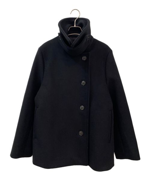 toteme（トーテム）toteme (トーテム) メルトンウールPコート ブラック サイズ:36の古着・服飾アイテム