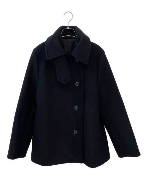 toteme（トーテム）toteme (トーテム) メルトンウールPコート ブラック サイズ:36の古着・服飾アイテム