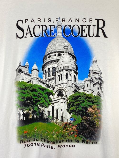 BALENCIAGA（バレンシアガ）BALENCIAGA (バレンシアガ) Sacre Coeur アートワーク プリント 半袖 Tシャツ ホワイト サイズ:XXSの古着・服飾アイテム