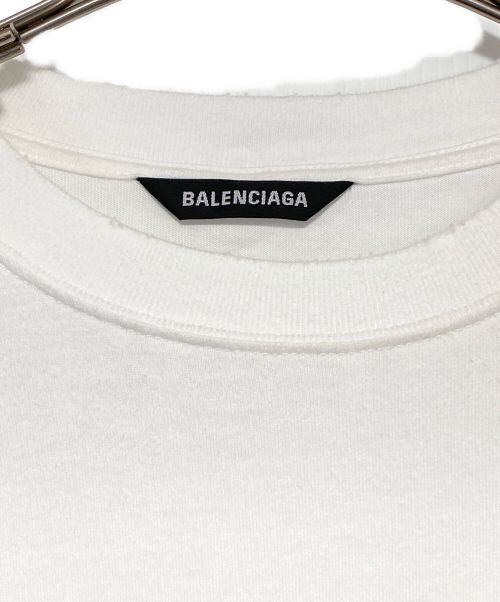 BALENCIAGA（バレンシアガ）BALENCIAGA (バレンシアガ) Sacre Coeur アートワーク プリント 半袖 Tシャツ ホワイト サイズ:XXSの古着・服飾アイテム