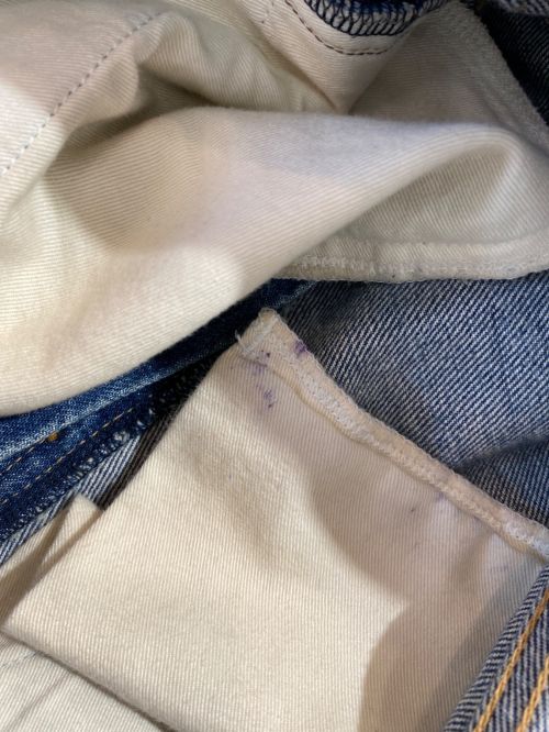 CELINE（セリーヌ）CELINE (セリーヌ) ウォッシュド加工デニムパンツ インディゴ サイズ:28の古着・服飾アイテム
