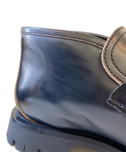 GUCCI（グッチ）GUCCI (グッチ) LEATHER HORSEBIT LOAFER ブラック サイズ:9 1/2の古着・服飾アイテム