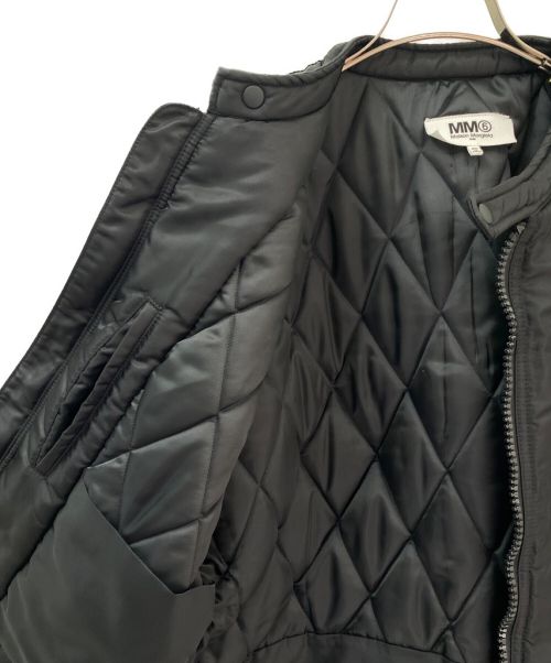 MM6 Maison Margiela（エムエムシックスメゾンマルジェラ）MM6 Maison Margiela (エムエムシックス メゾンマルジェラ) 八の字パデッドライダース ブラック サイズ:48の古着・服飾アイテム