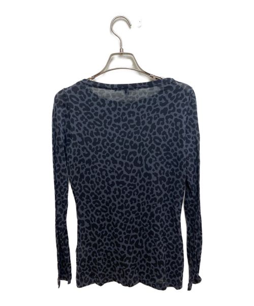 GUCCI（グッチ）GUCCI (グッチ) レオパードカットソー グレー×ブラック サイズ:XSの古着・服飾アイテム