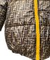 中古・古着 FENDI KIDS (フェンディ キッズ) ズッカ柄ダウンジャケット ブラウン サイズ:12A：69800円