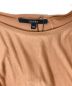 中古・古着 GUCCI (グッチ) ドレープカットソー ブラウン サイズ:XS：7800円