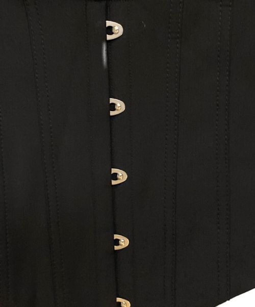 Jean Paul GAULTIER（ジャンポールゴルチェ）Jean Paul GAULTIER (ジャンポールゴルチエ) バックレーステーラードジャケット ブラック サイズ:38の古着・服飾アイテム