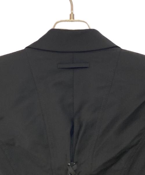 Jean Paul GAULTIER（ジャンポールゴルチェ）Jean Paul GAULTIER (ジャンポールゴルチエ) バックレーステーラードジャケット ブラック サイズ:38の古着・服飾アイテム