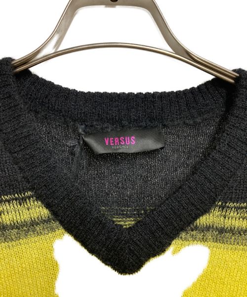 VERSUS（ヴェルサス）VERSUS (ヴェルサス) モヘアニット イエロー サイズ:XS 未使用品の古着・服飾アイテム