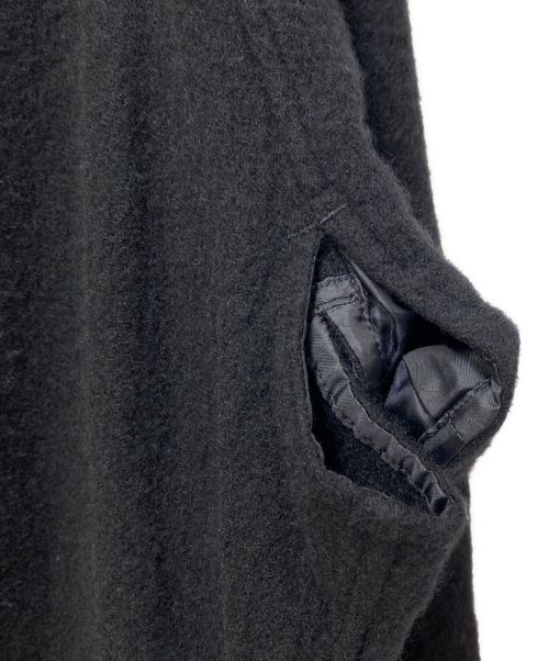 GROUND Y（グラウンドワイ）GROUND Y (グラウンドワイ) スタンドカラーコート ブラック サイズ:3の古着・服飾アイテム
