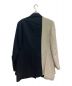 Yohji Yamamoto pour homme (ヨウジヤマモト プールオム) 22SS 右前耳使い箱ポケジャケット ブラック×アイボリー サイズ:3：79800円