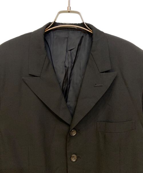 COMME des GARCONS HOMME（コムデギャルソン オム）COMME des GARCONS HOMME (コムデギャルソン オム) 90'S ウールギャバジン5Bジャケット/Archive ブラック サイズ:Ⅿの古着・服飾アイテム