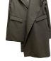 中古・古着 GROUND Y (グラウンドワイ) 23AW T/W GABARDINE ASYMMETRY JACKET ブラック サイズ:3：37800円