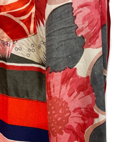 COMME des GARCONS HOMME PLUS（コムデギャルソンオムプリュス）COMME des GARCONS HOMME PLUS (コムデギャルソンオムプリュス) 11aw デカダンス期 シルクスカーフロングシャツ/Archive マルチカラー サイズ:Sの古着・服飾アイテム