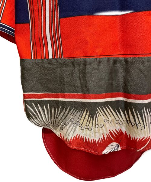 COMME des GARCONS HOMME PLUS（コムデギャルソンオムプリュス）COMME des GARCONS HOMME PLUS (コムデギャルソンオムプリュス) 11aw デカダンス期 シルクスカーフロングシャツ/Archive マルチカラー サイズ:Sの古着・服飾アイテム