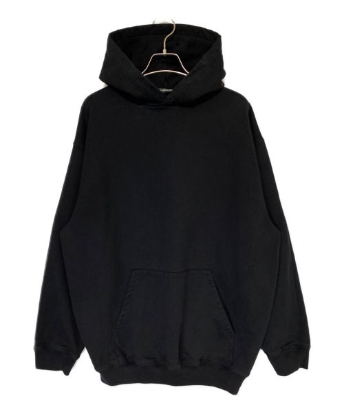 BALENCIAGA（バレンシアガ）BALENCIAGA (バレンシアガ) LOGO PULLOVER PARKA ブラック サイズ:Mの古着・服飾アイテム