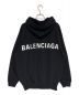 BALENCIAGA (バレンシアガ) LOGO PULLOVER PARKA ブラック サイズ:M：54800円