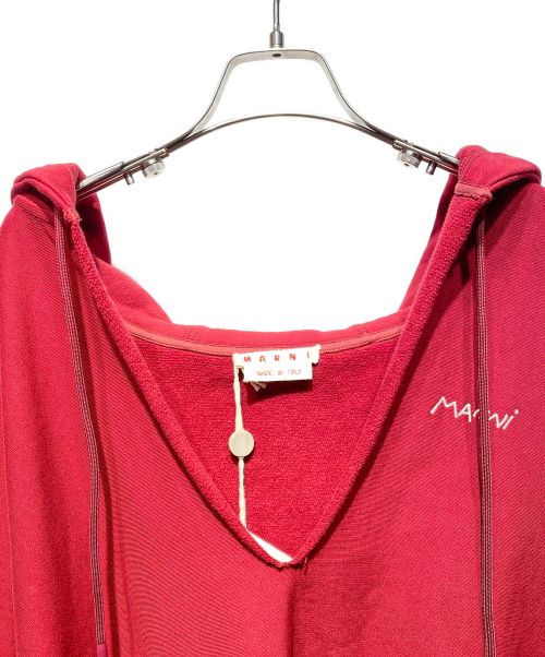 MARNI（マルニ）MARNI (マルニ) プルオーバーパーカー レッド サイズ:40の古着・服飾アイテム