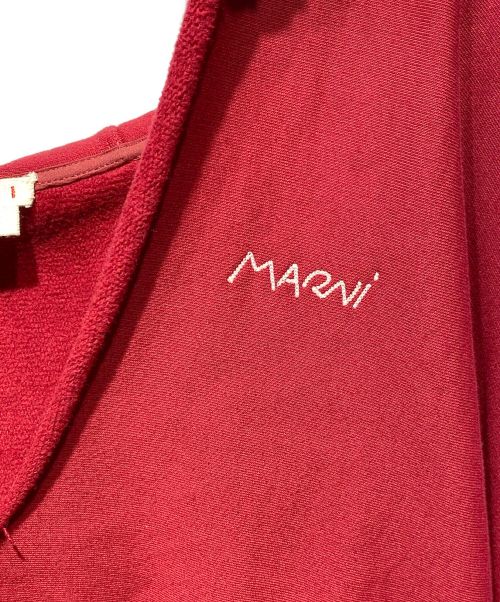 MARNI（マルニ）MARNI (マルニ) プルオーバーパーカー レッド サイズ:40の古着・服飾アイテム