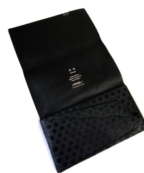 所作 shosa（ショサ）所作 shosa (ショサ) ポルカドットウォレット ブラックの古着・服飾アイテム