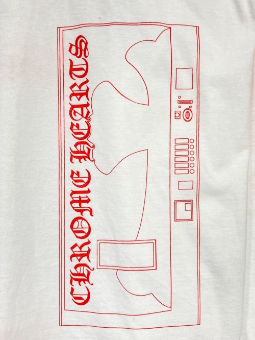 CHROME HEARTS（クロムハーツ）CHROME HEARTS (クロムハーツ) CH自販機プリントカットソー ホワイト サイズ:Lの古着・服飾アイテム