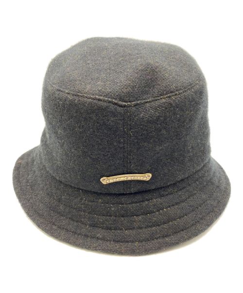 CHROME HEARTS（クロムハーツ）CHROME HEARTS (クロムハーツ) MATTY BOY (マッティボーイ) Sex Records Cashmere Bucket Hat ブラック サイズ:MEDIUMの古着・服飾アイテム