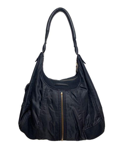 Jean Paul GAULTIER（ジャンポールゴルチェ）Jean Paul GAULTIER (ジャンポールゴルチエ) MA-1ワンショルダーバッグ ブラックの古着・服飾アイテム