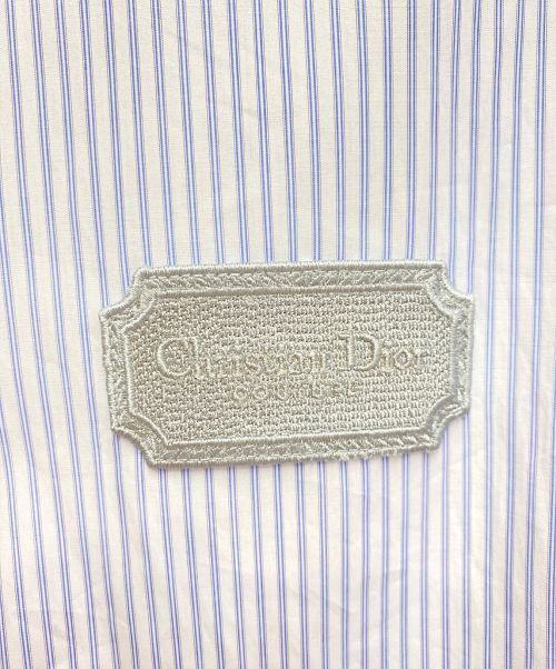Dior（ディオール）Dior (ディオール) 23SS CHRISTIAN DIOR COUTURE シャツ（クリスチャン ディオール クチュールシャツ） ブルー サイズ:40の古着・服飾アイテム