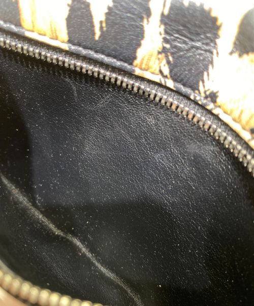 BALENCIAGA（バレンシアガ）BALENCIAGA (バレンシアガ) レオパードチェーンショルダーウォレット ベージュ×ブラックの古着・服飾アイテム
