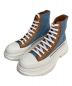 ALEXANDER McQUEEN（アレキサンダーマックイーン）の古着「トレッドスリックブーツ」｜ブルー