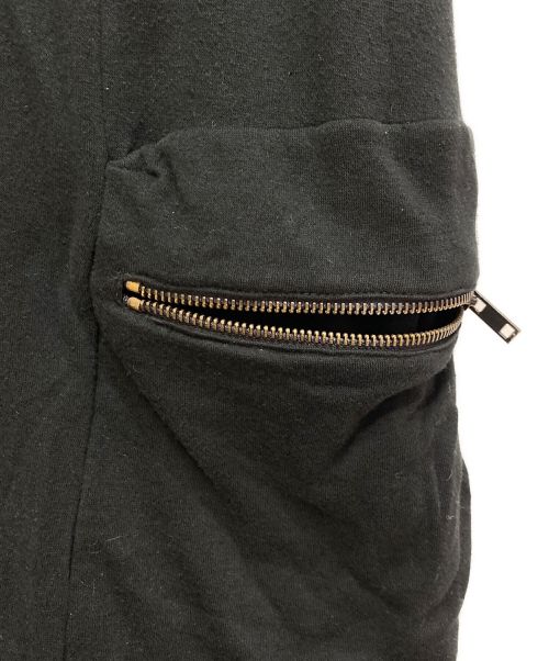 HAIDER ACKERMANN（ハイダーアッカーマン）HAIDER ACKERMANN (ハイダーアッカーマン) ロングフーディ ブラック サイズ:34の古着・服飾アイテム