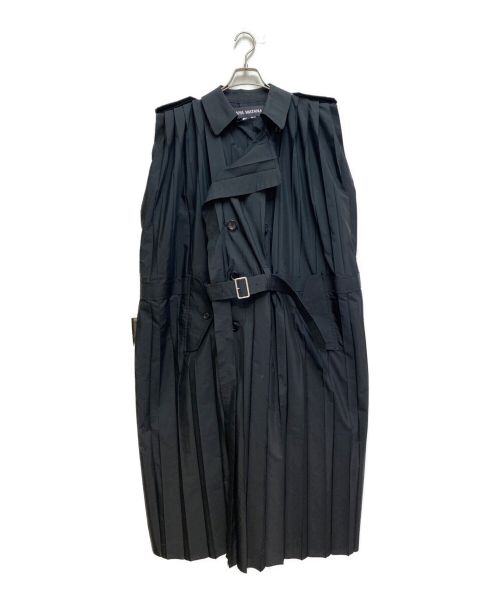 JUNYA WATANABE COMME des GARCONS（ジュンヤワタナベ コムデギャルソン）JUNYA WATANABE COMME des GARCONS (ジュンヤワタナベ コムデギャルソン) プリーツコート ブラック サイズ:Sの古着・服飾アイテム