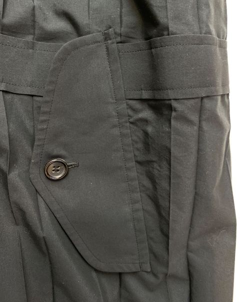 JUNYA WATANABE COMME des GARCONS（ジュンヤワタナベ コムデギャルソン）JUNYA WATANABE COMME des GARCONS (ジュンヤワタナベ コムデギャルソン) プリーツコート ブラック サイズ:Sの古着・服飾アイテム
