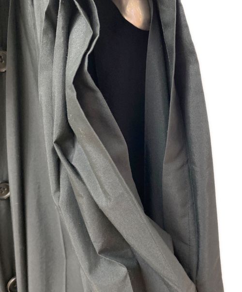 JUNYA WATANABE COMME des GARCONS（ジュンヤワタナベ コムデギャルソン）JUNYA WATANABE COMME des GARCONS (ジュンヤワタナベ コムデギャルソン) プリーツコート ブラック サイズ:Sの古着・服飾アイテム