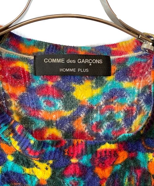 COMME des GARCONS HOMME PLUS（コムデギャルソンオムプリュス）COMME des GARCONS HOMME PLUS (コムデギャルソンオムプリュス) サイケニット AD2001 マルチカラー サイズ:-の古着・服飾アイテム