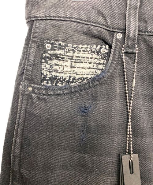 AMIRI（アミリ）AMIRI (アミリ) BOUCLE PATCH CARPENTER JEAN ブラック サイズ:30の古着・服飾アイテム