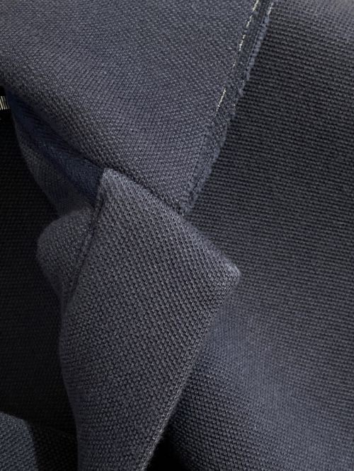 Maison Margiela（メゾンマルジェラ）Maison Margiela (メゾンマルジェラ) スキューバコットンピケ オーバーサイズポロシャツ ネイビー サイズ:44の古着・服飾アイテム